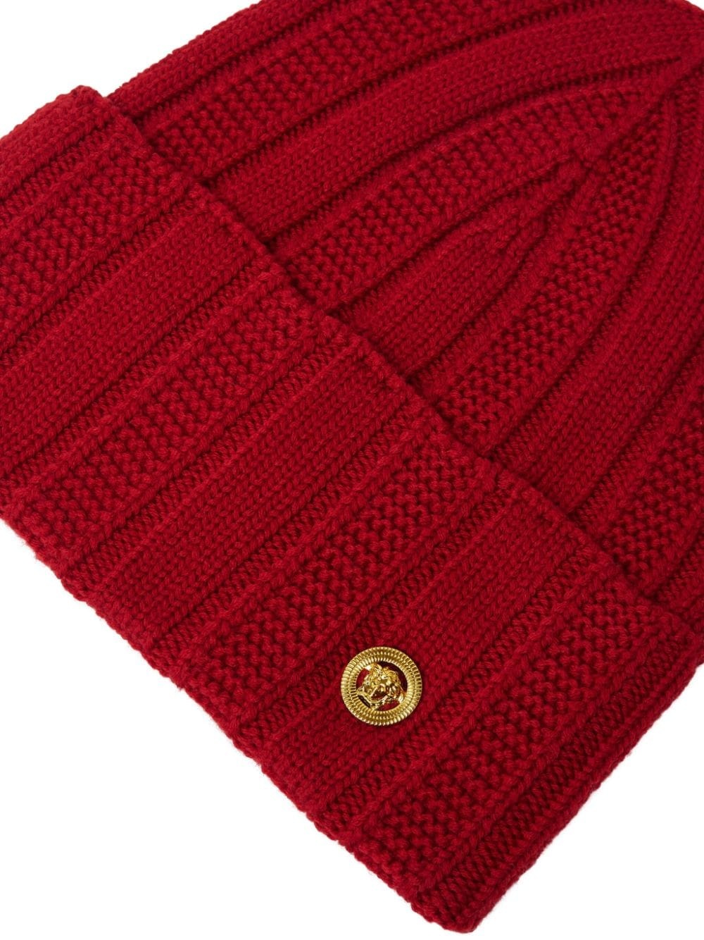 Medusa ribbed-knit beanie - 2