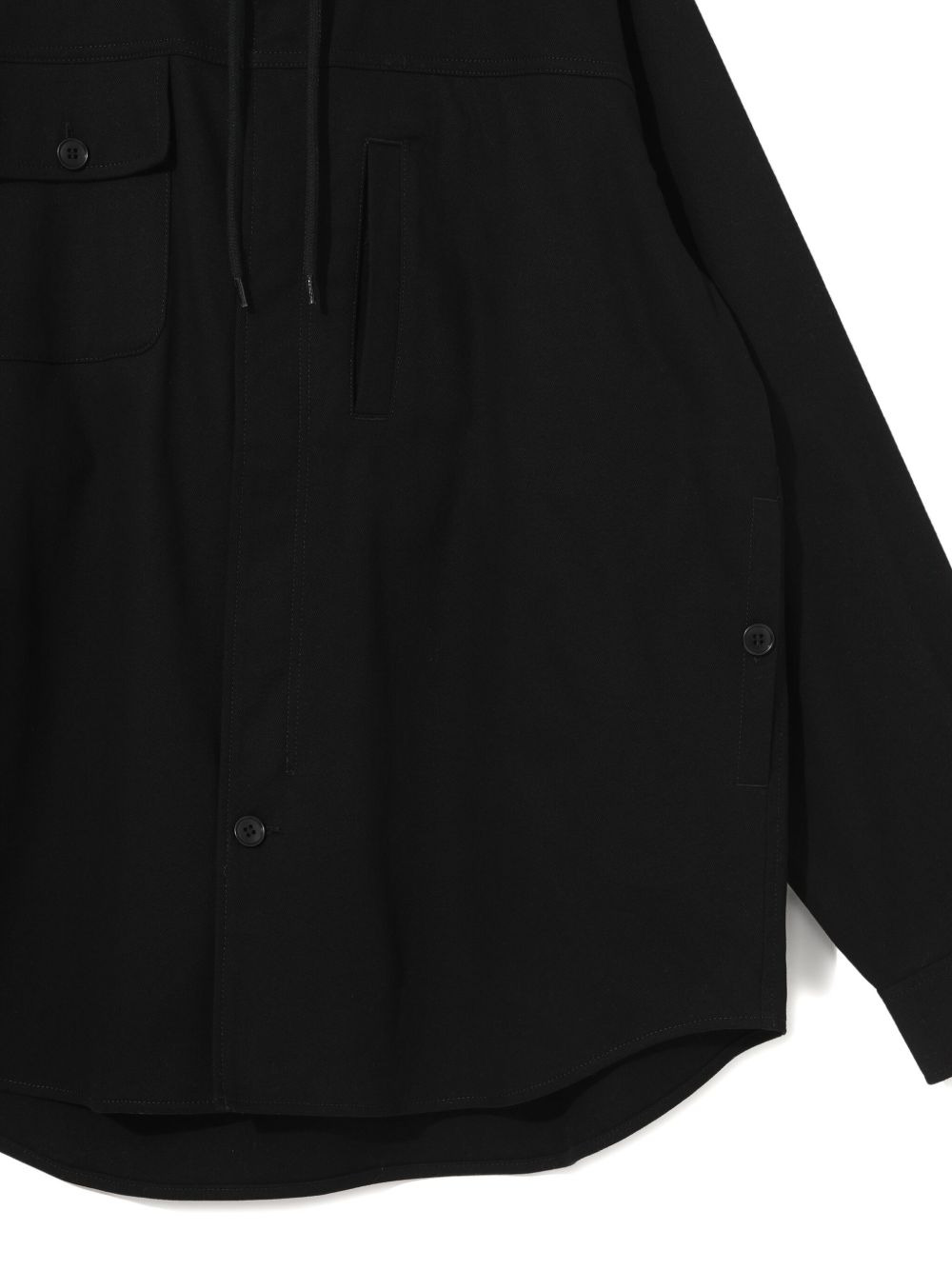 hooded zip-front shirt - 5