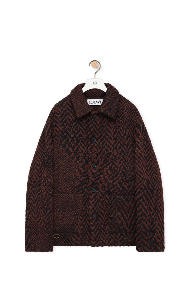 Workwear jacket in wool blend 1