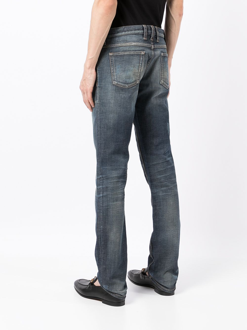straight leg jeans - 4