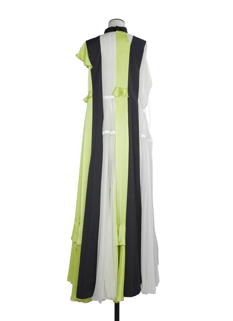 Fabric Mix Dress 4