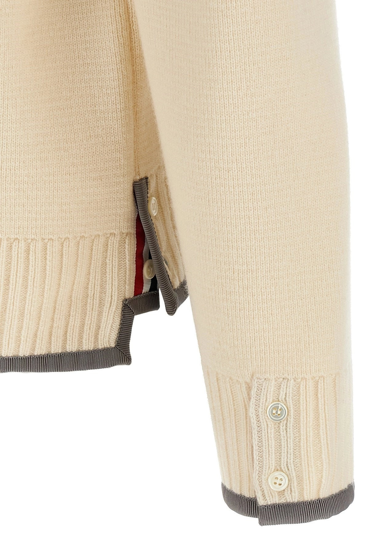 Thom Browne Men '4-Bar' Wool Cardigan - 4
