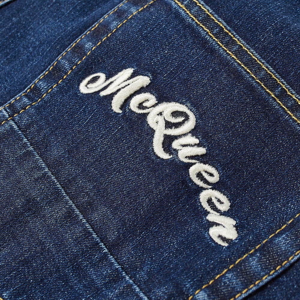 Alexander McQueen Back Logo Jeans - 3