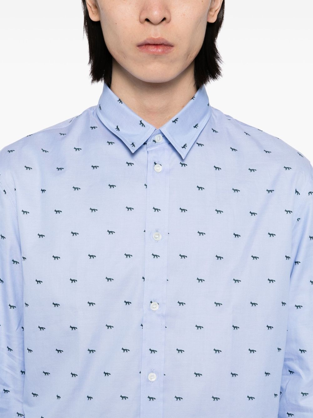 Fox-print shirt - 5