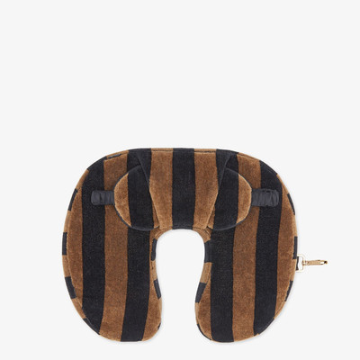 FENDI Brown terry cushion and mask outlook