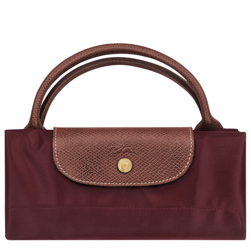 Le Pliage Original S Travel bag Burgundy - Recycled canvas 7