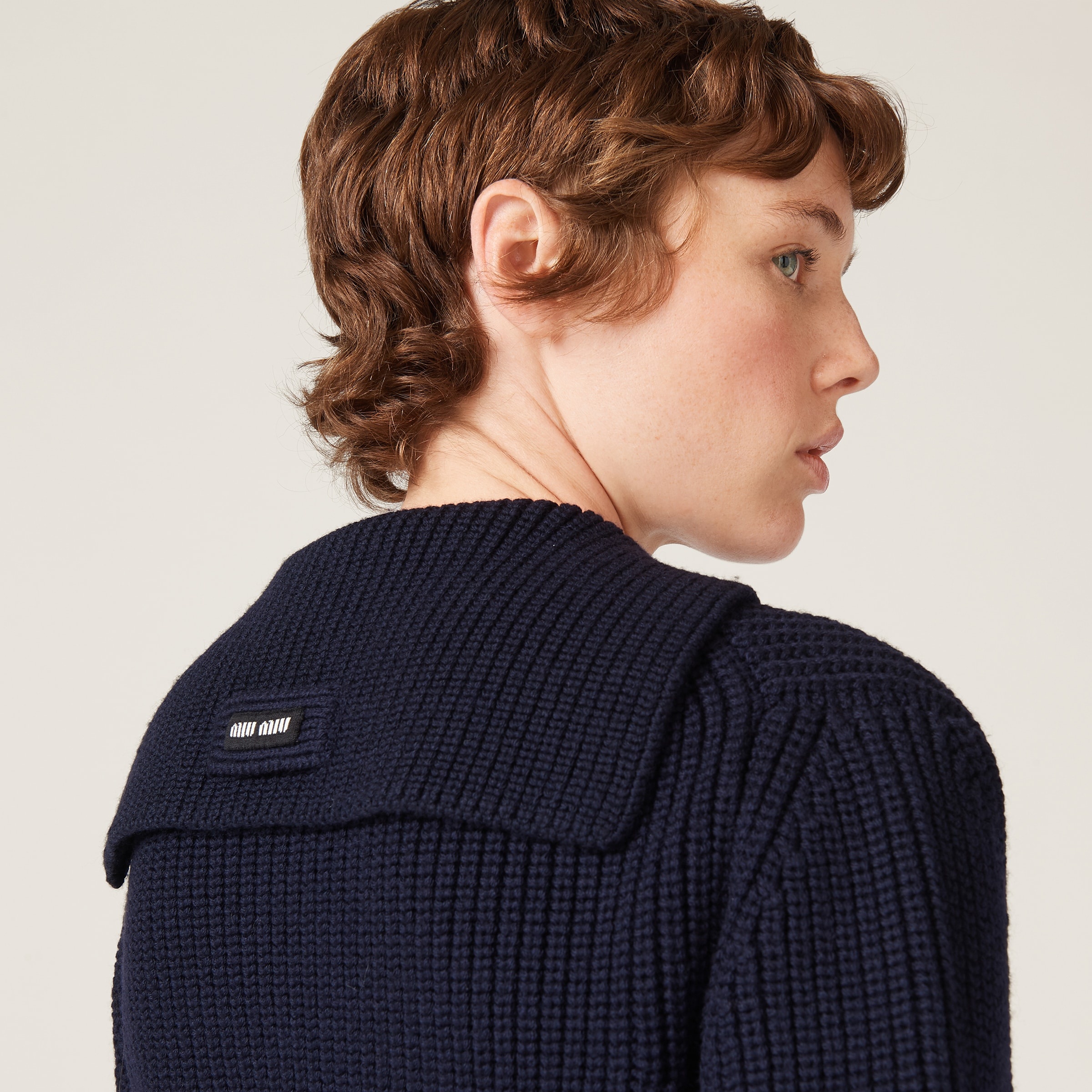 Wool knit cardigan - 5