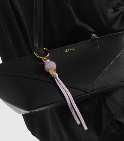 Loewe Leather-trimmed bag charm outlook
