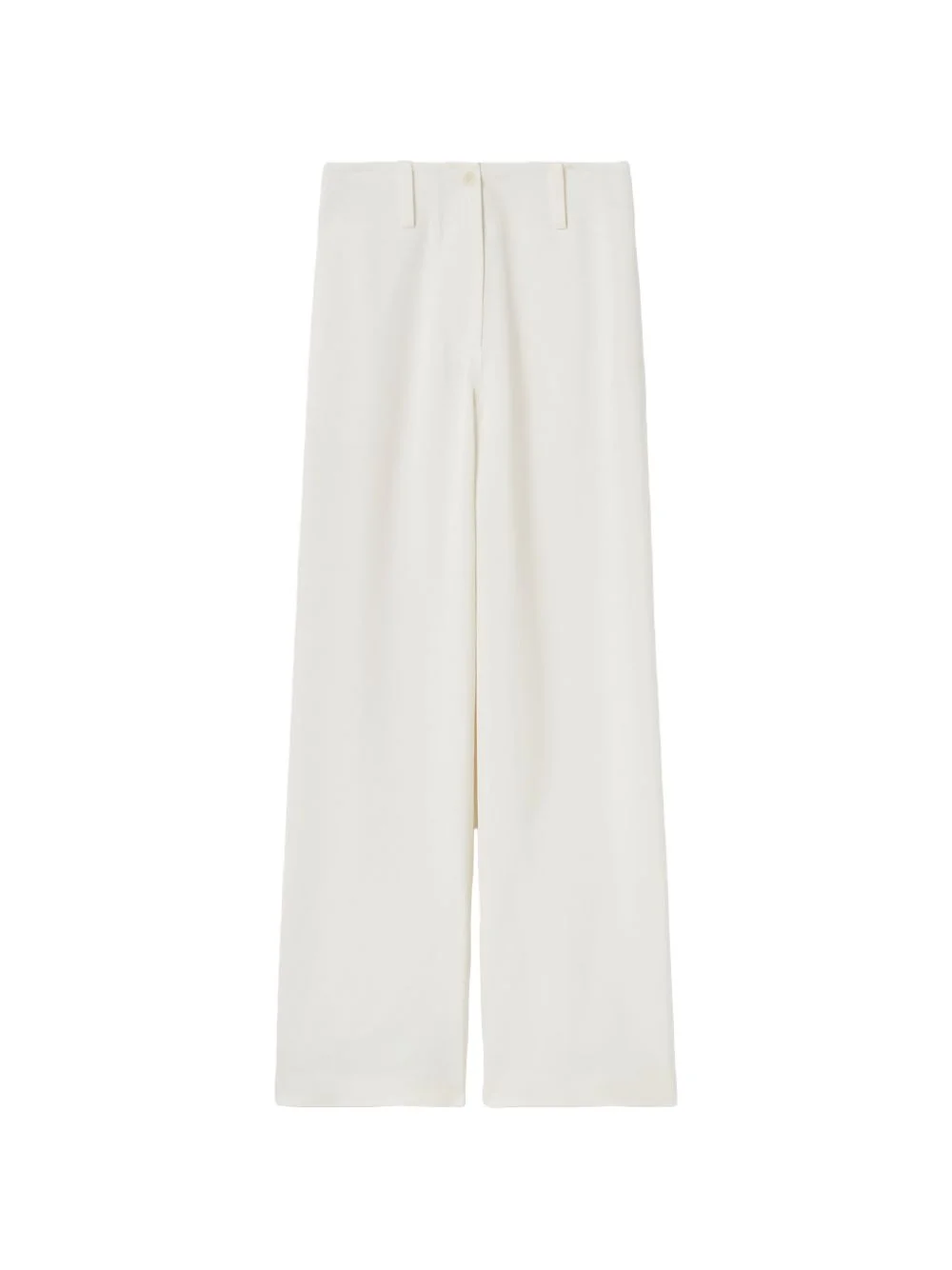button-fastening tailored trousers - 1