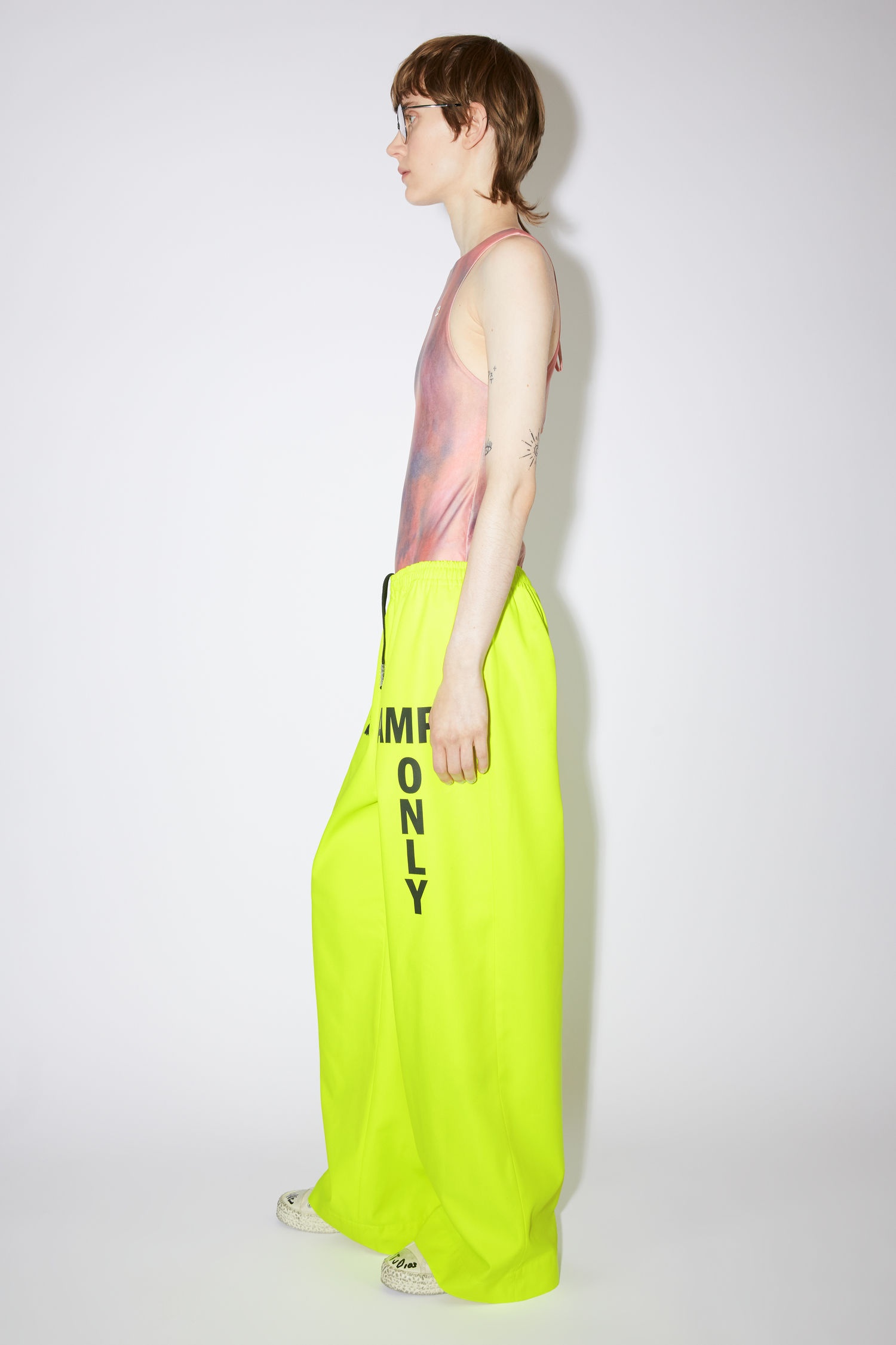 Casual trousers - Neon yellow - 4