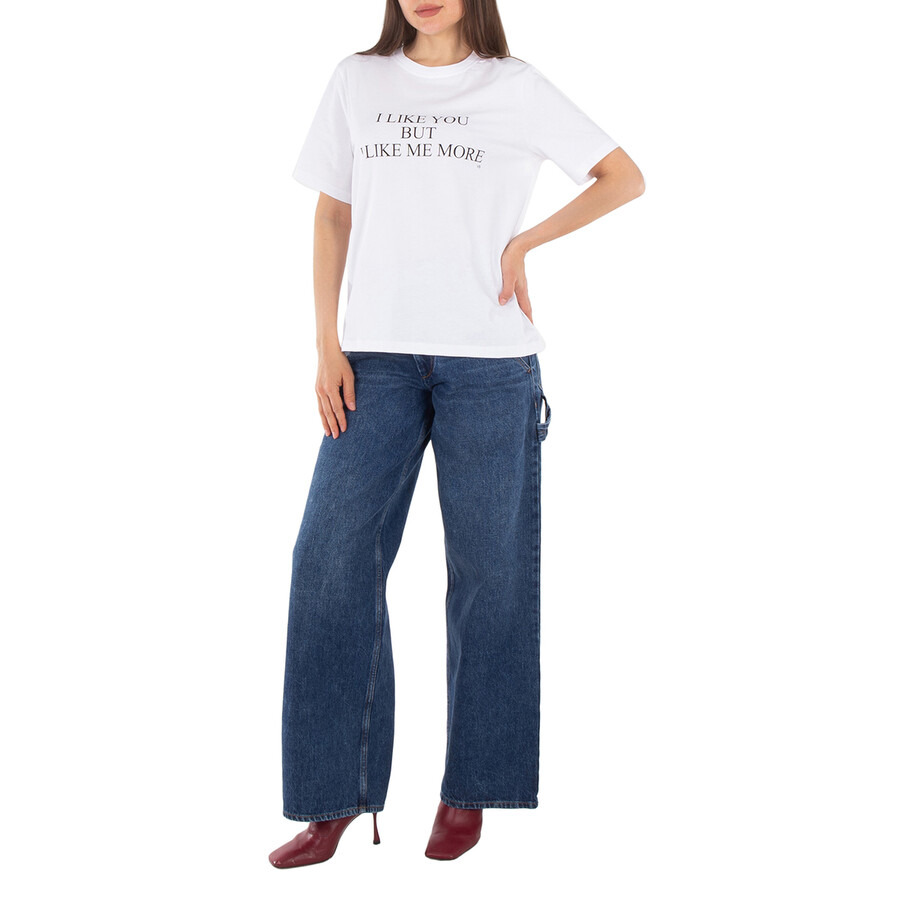 Victoria Beckham I Like You But I Like Me More T-Shirt - 4