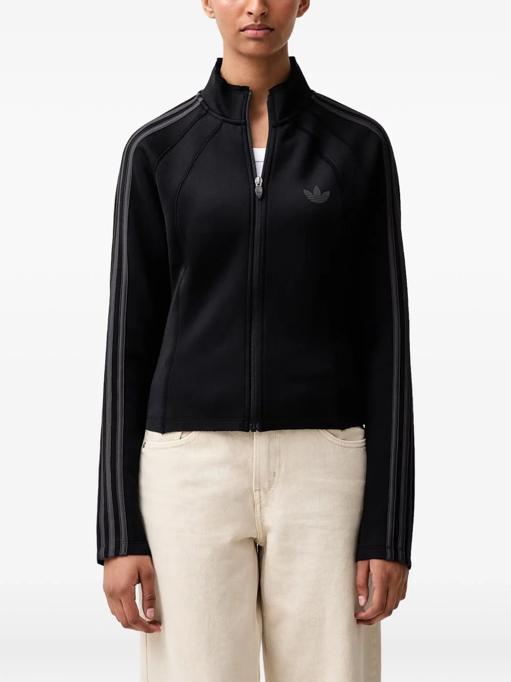 logo-print track jacket - 1