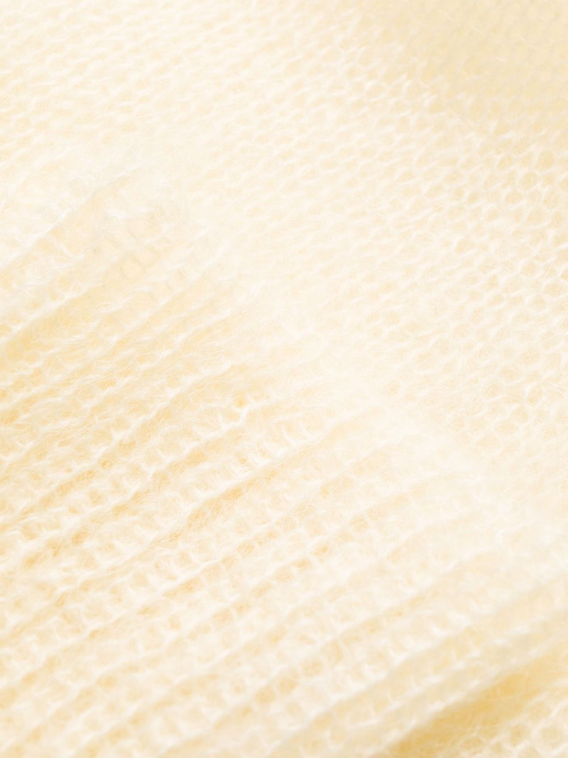 embroidered-logo detail dress 7