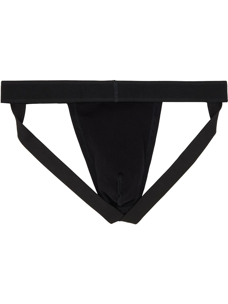 TOM FORD Black Cotton Jock Strap outlook