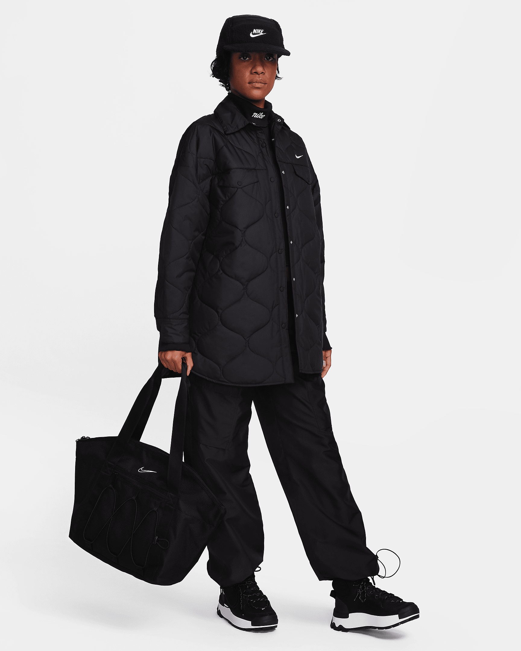 Nike Sportswear Essential Women's Quilted Trench - 9