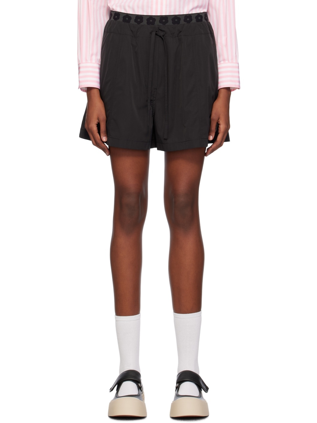 Black Kenzo Paris Boke 2.0 Shorts - 1