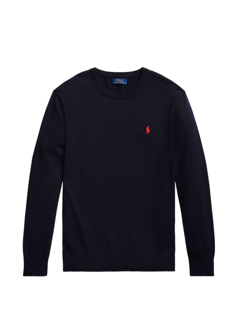 long-sleeve logo-detail sweater 1