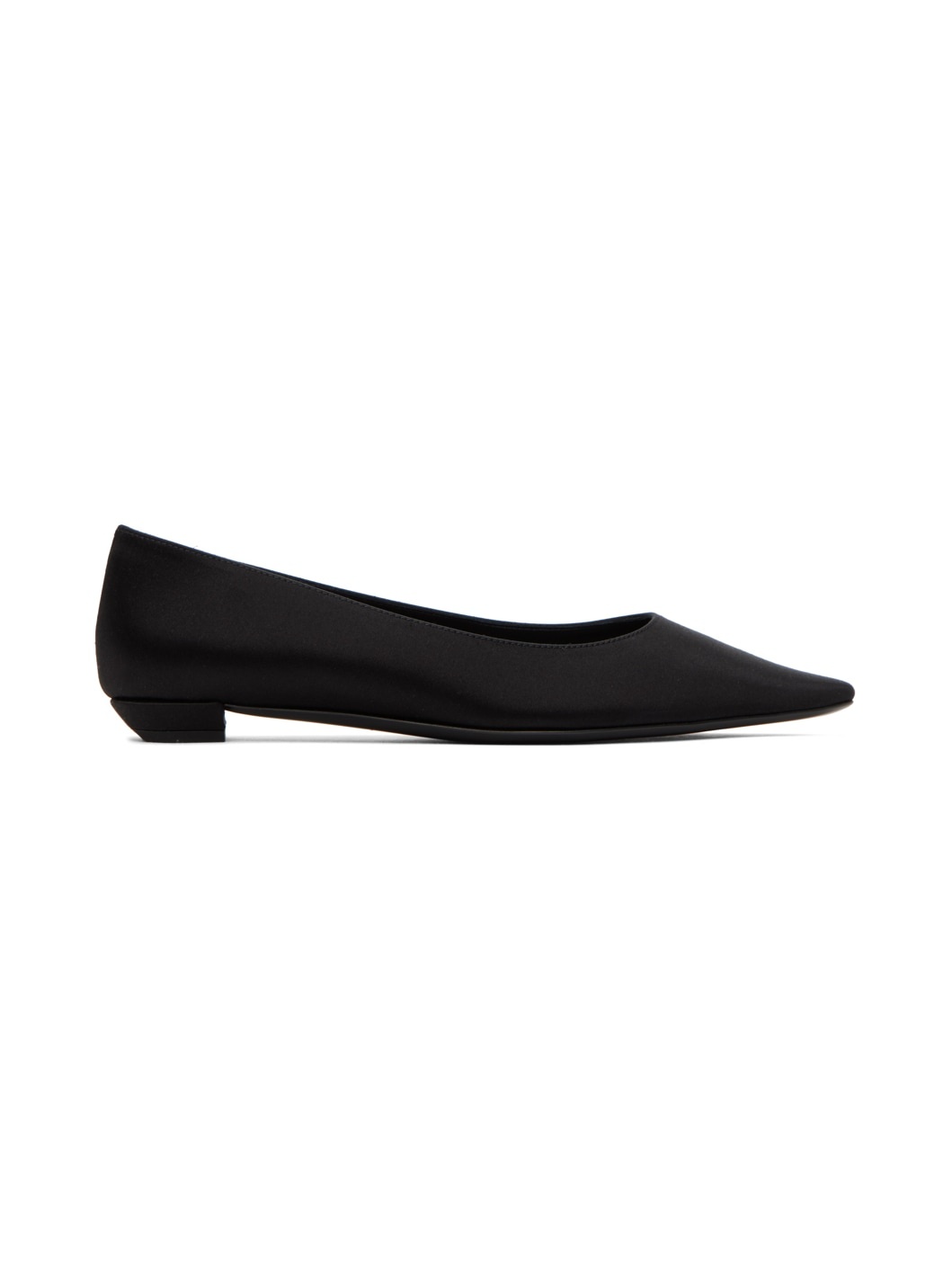 Black Claudette Ballerina Flats - 1