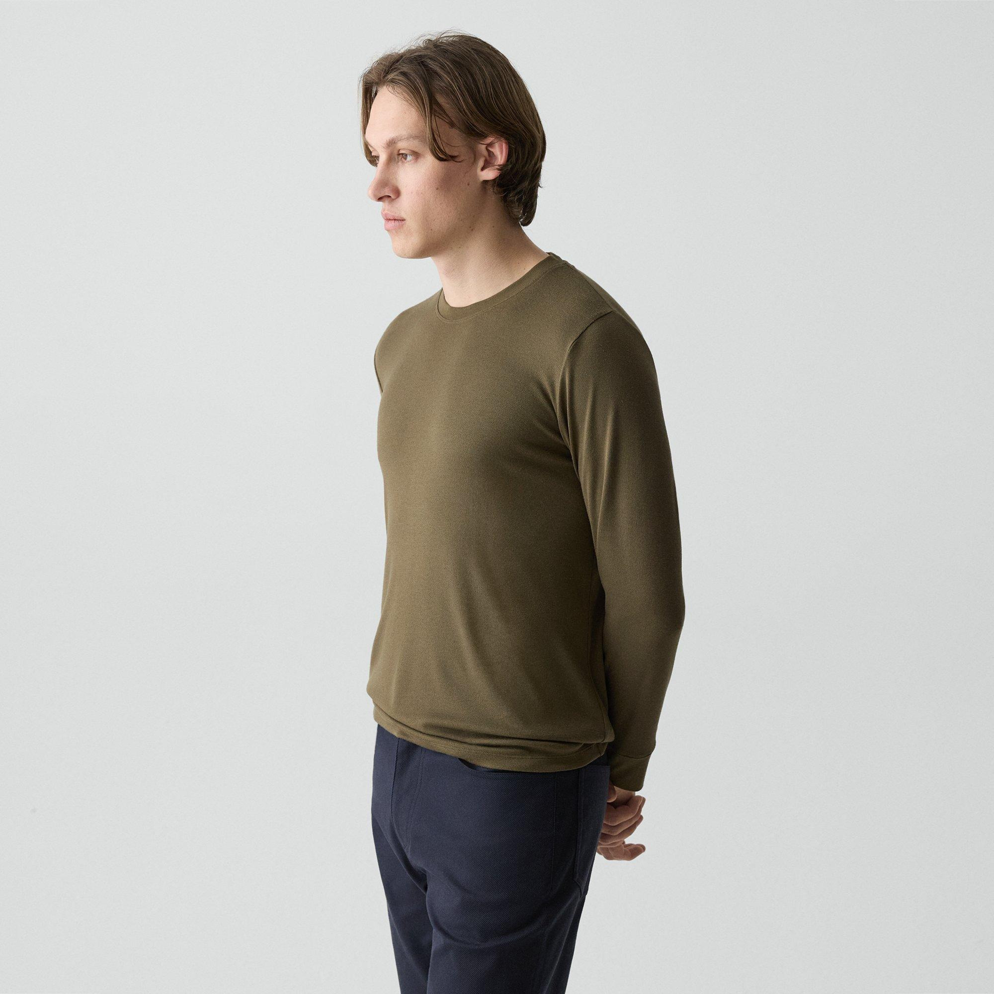 Essential Long-Sleeve Tee in Anemone Modal Jersey - 3