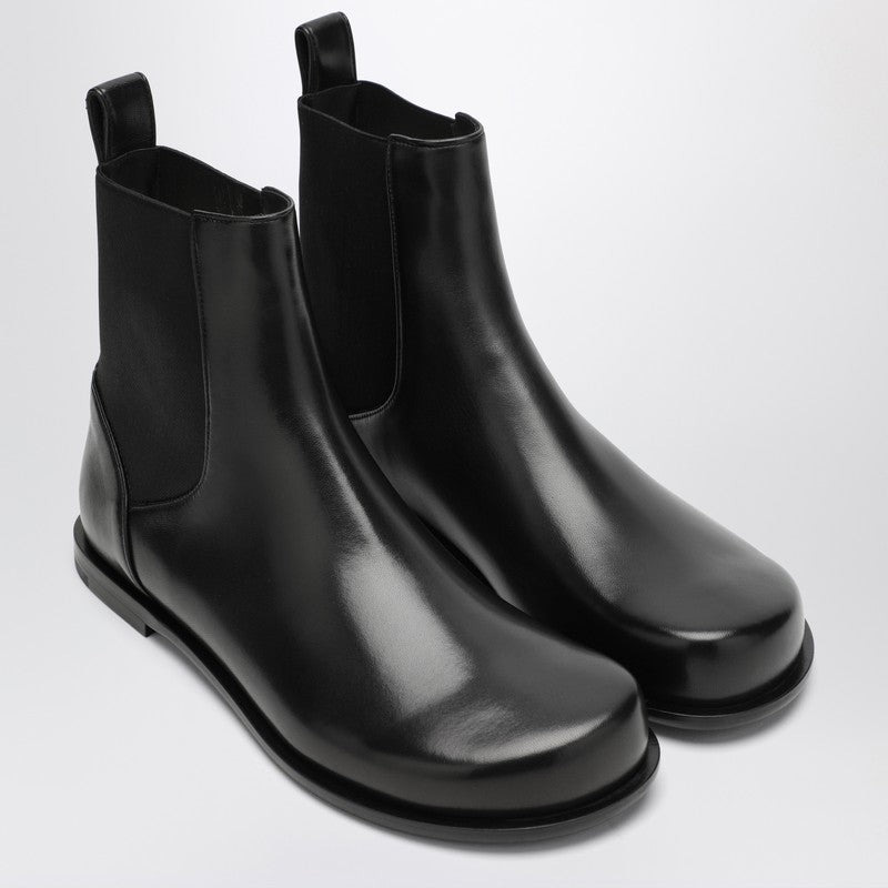 Fendi Black Ff Squared Chelsea Boots Men - 2