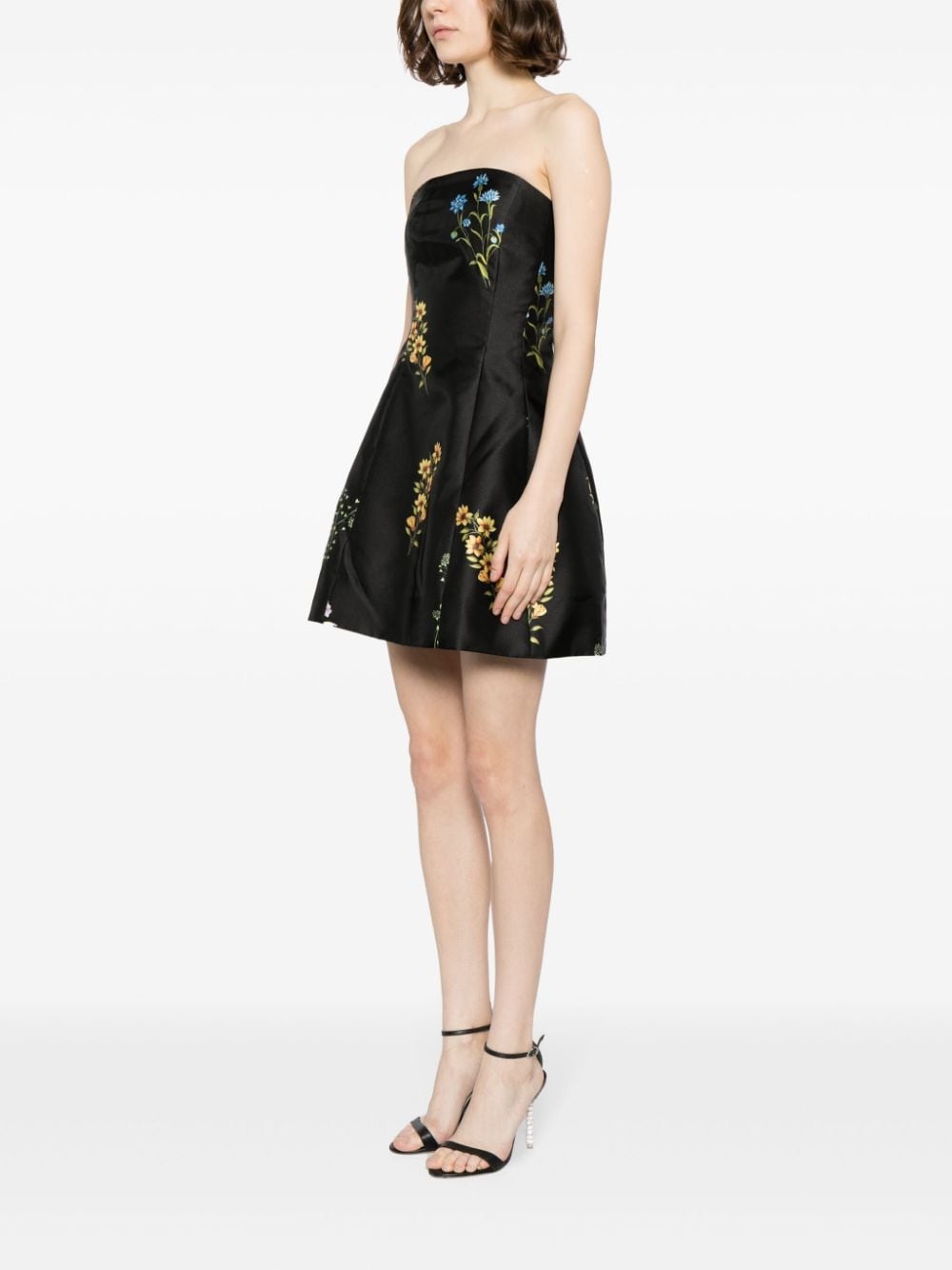 Alanna floral-print minidress - 3