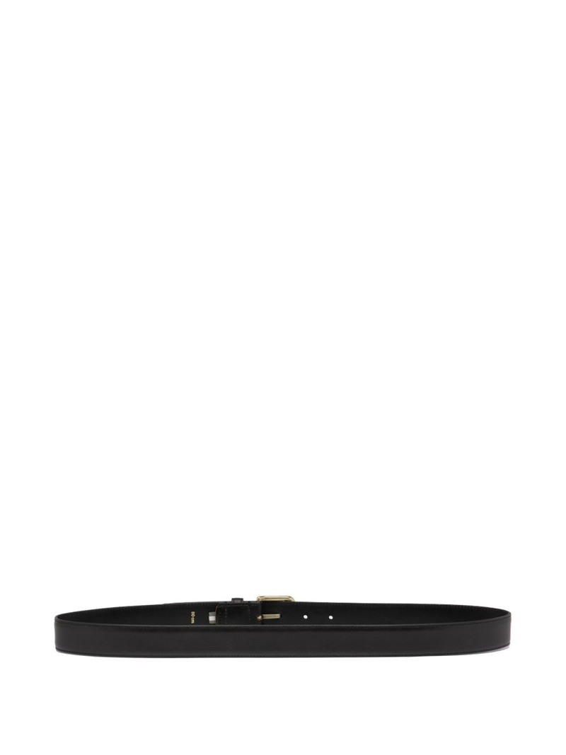 smooth leather belt 4