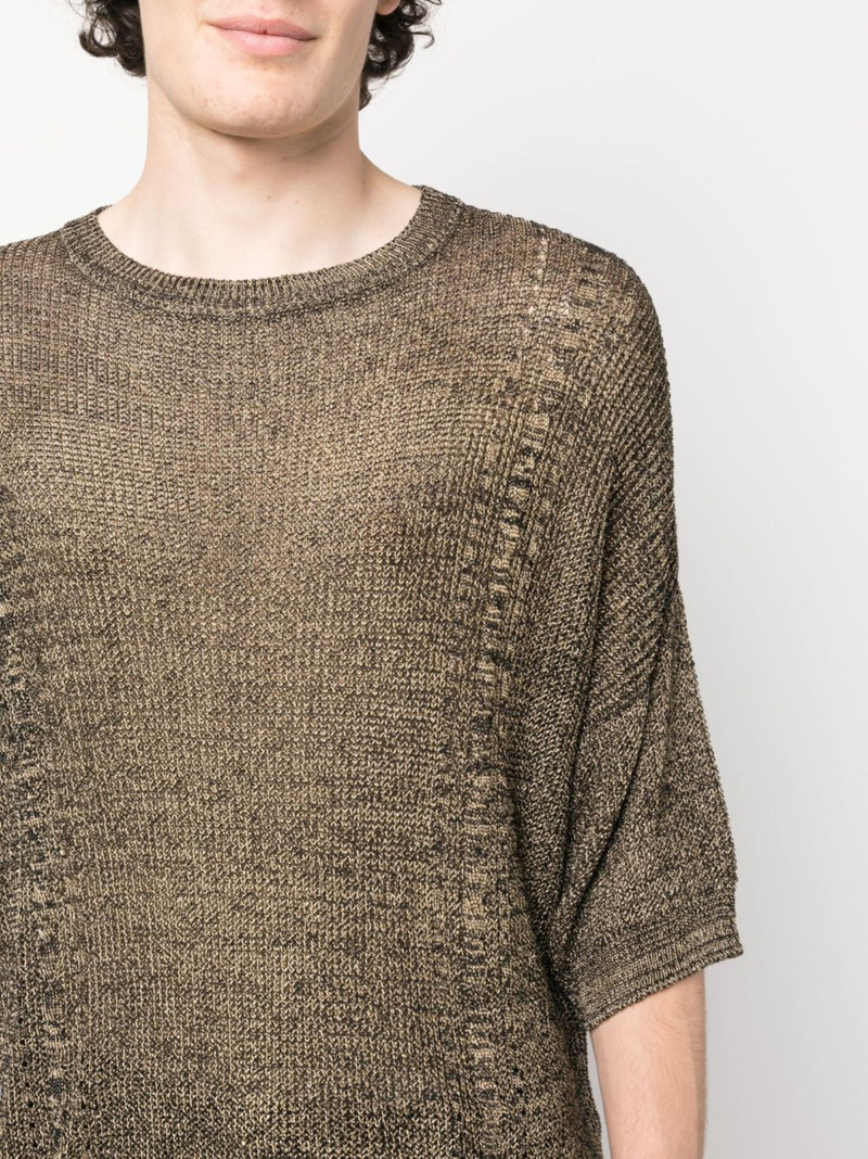 half-sleeve knitted top 5