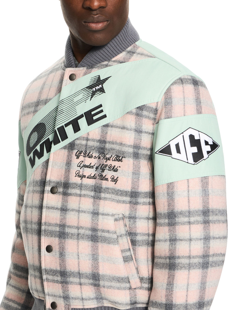 Royal Check Varsity Jacket 5