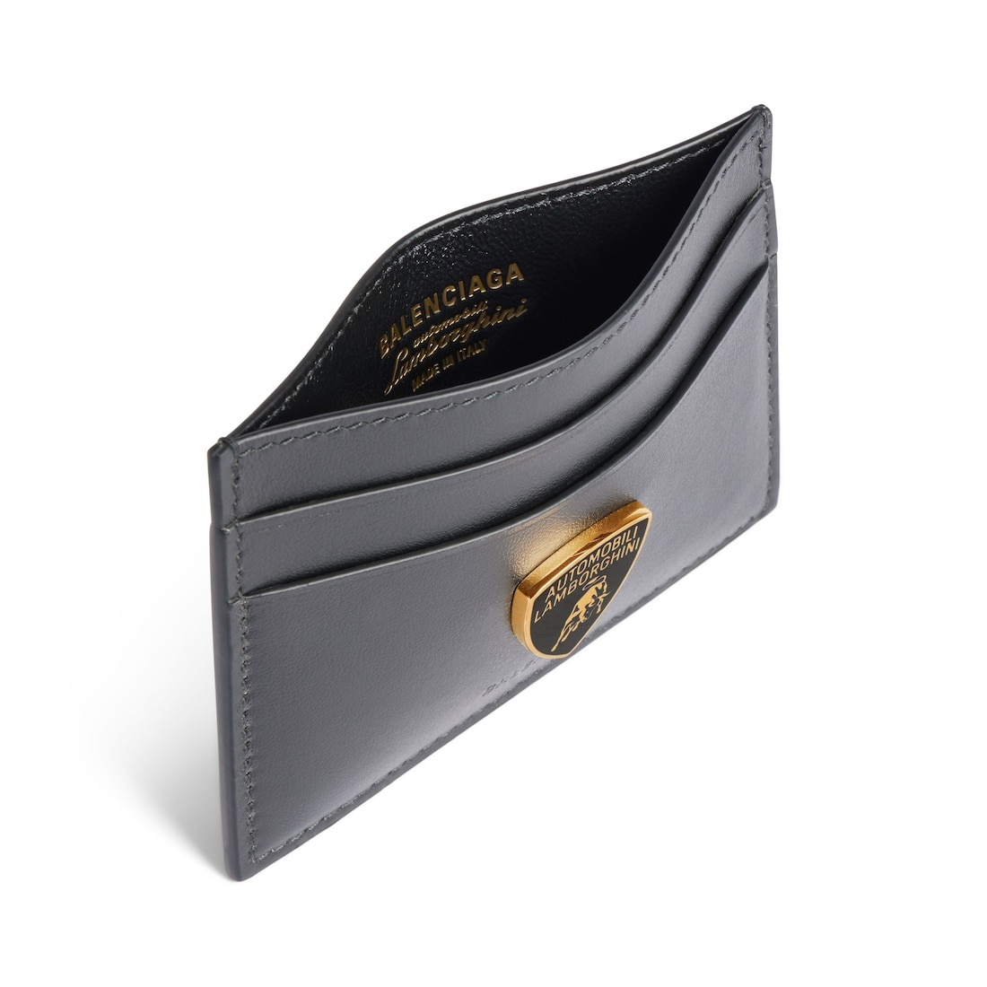 Men's Balenciaga | Automobili Lamborghini Card Holder  in Black - 3