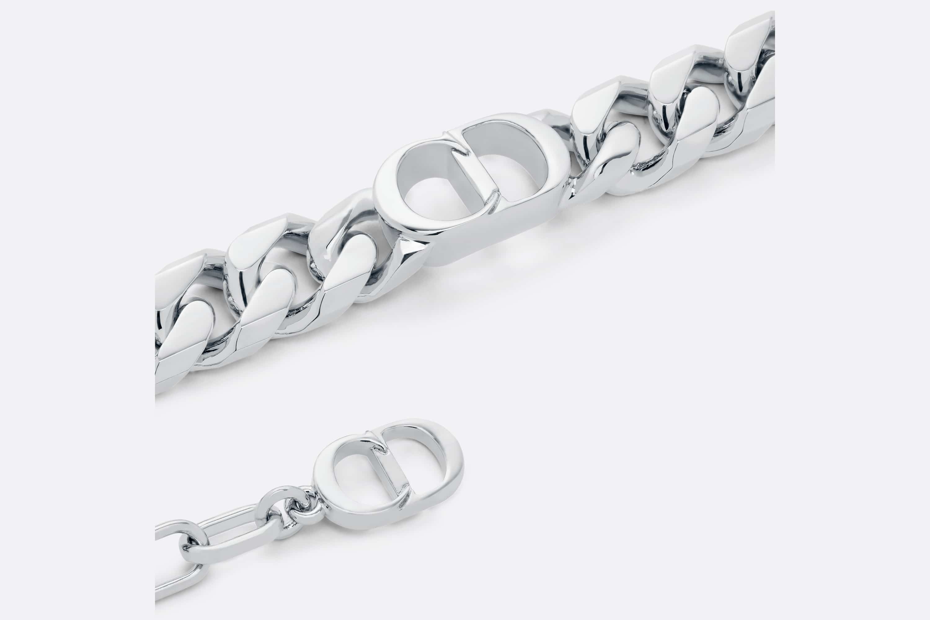 Dior CD Icon Thin Chain Link Bracelet | REVERSIBLE