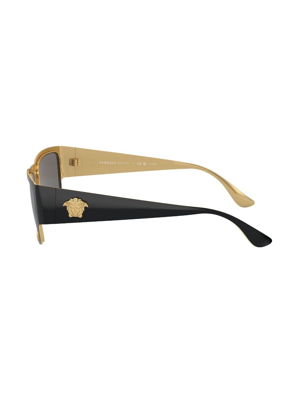 logo-plaque tinted sunglasses - 3