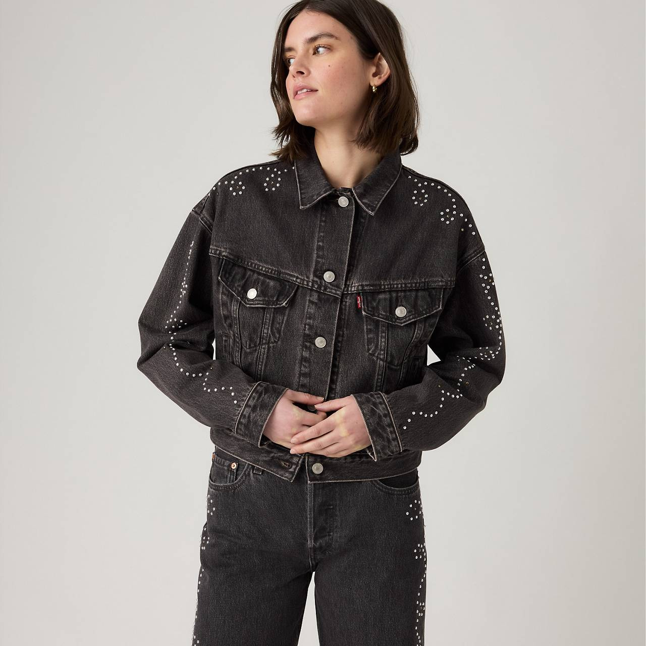SHRUNKEN '90S TRUCKER JACKET - 4