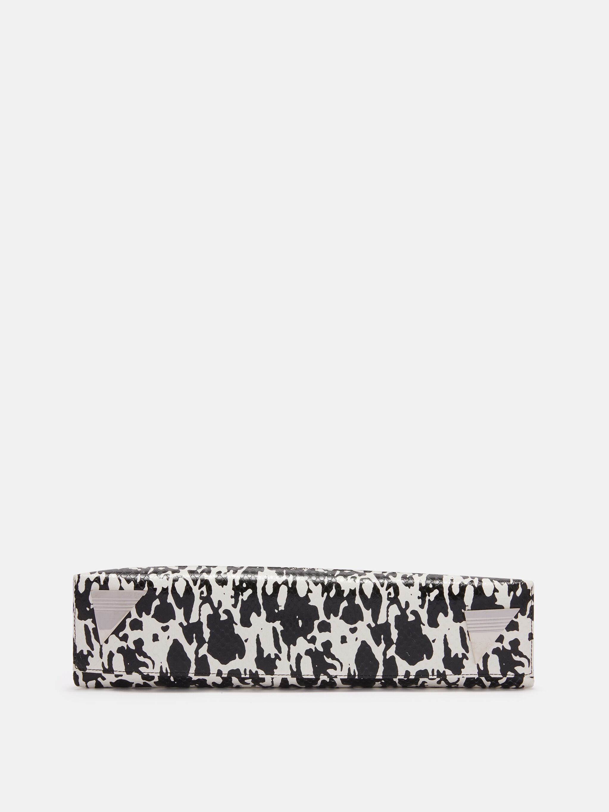 ''LONG NIGHT'' BLACK AND WHITE MAXI CLUTCH - 3
