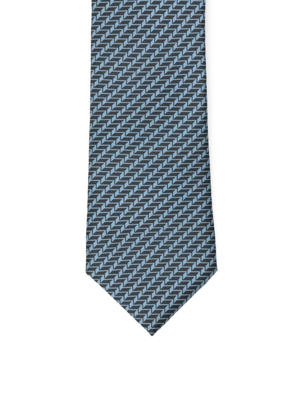 geometric-print tie - 3