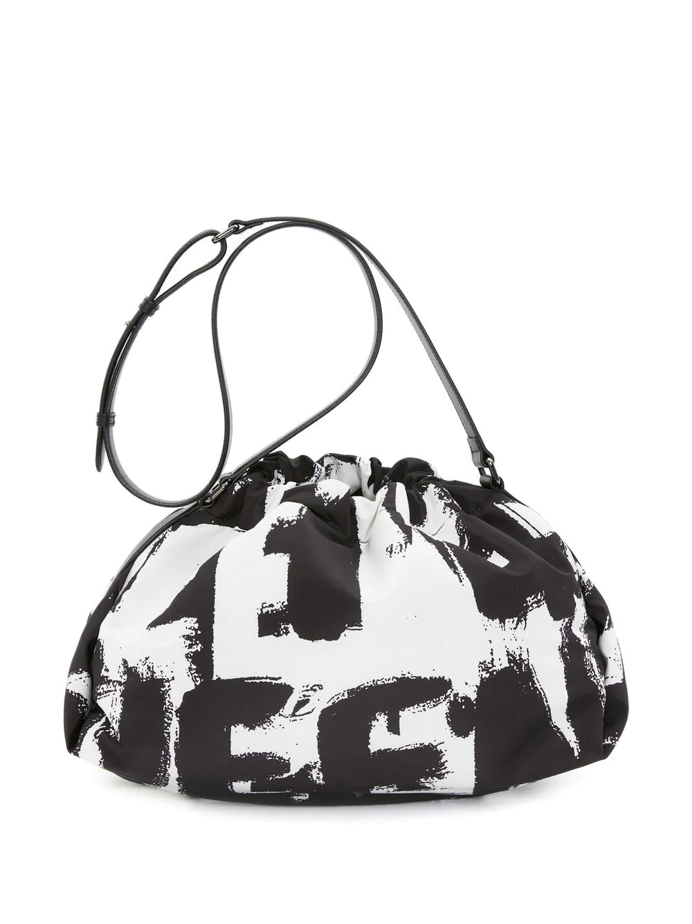 logo-print drawstring shoulder bag - 2