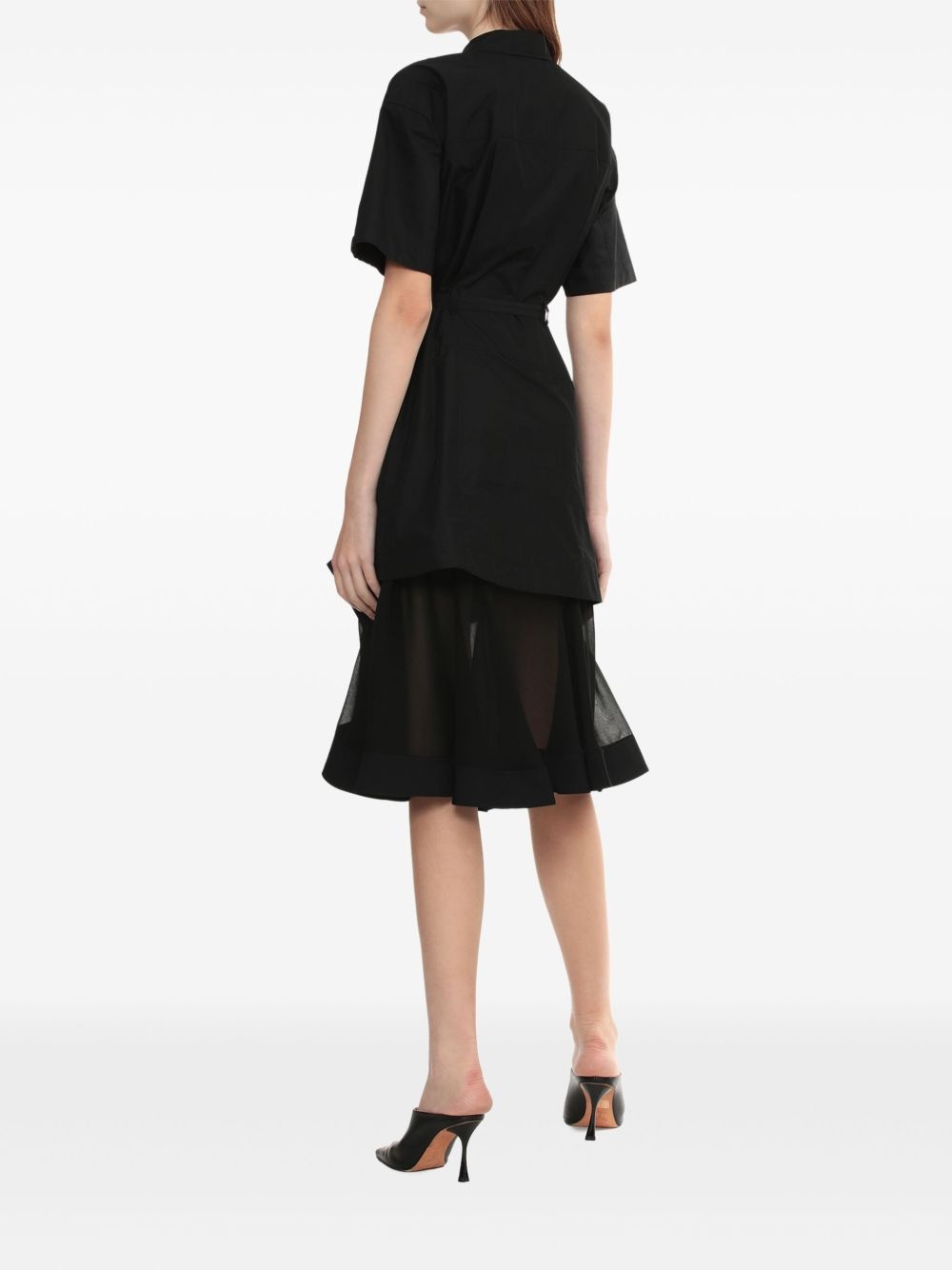 belted midi dress - 4