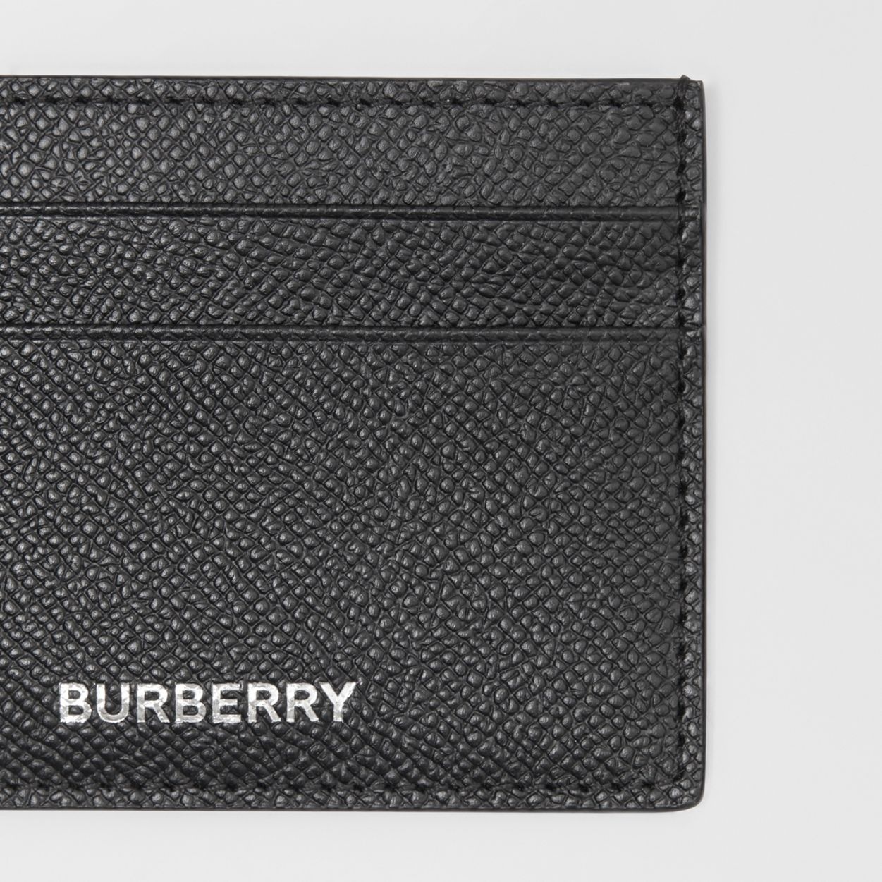 Grainy Leather Card Case - 2