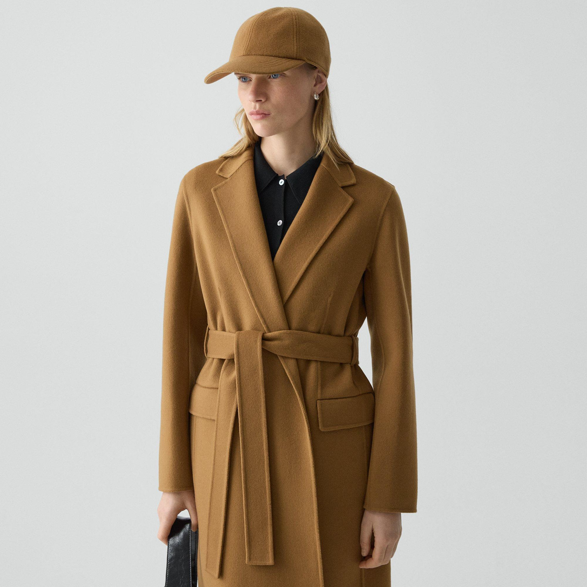 Belted Coat in Double-Face Wool-Cashmere - 5