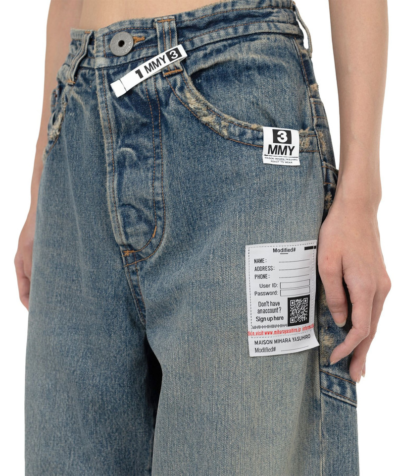 Amateur Sewn Like Wide Denim Pants 14