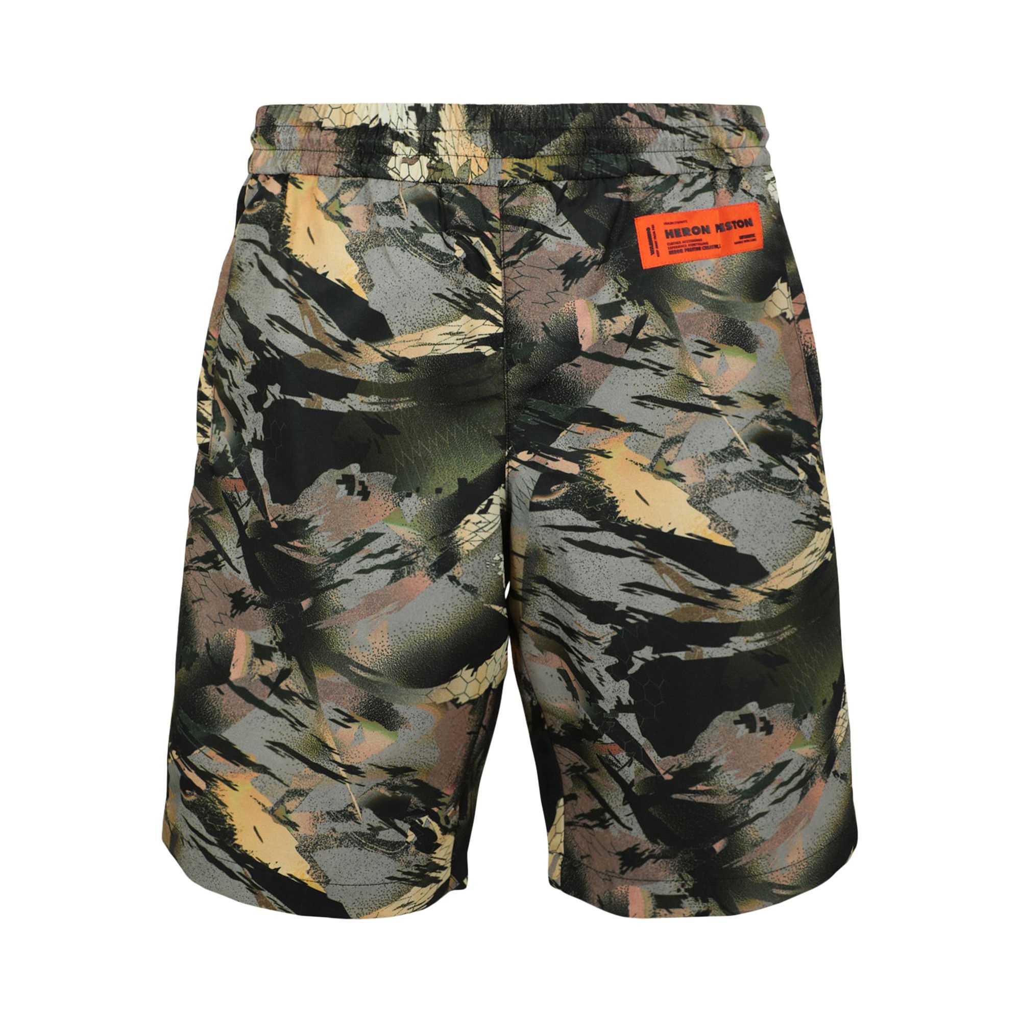 Heron Preston Sweatshorts 'Camouflage Green' - 1