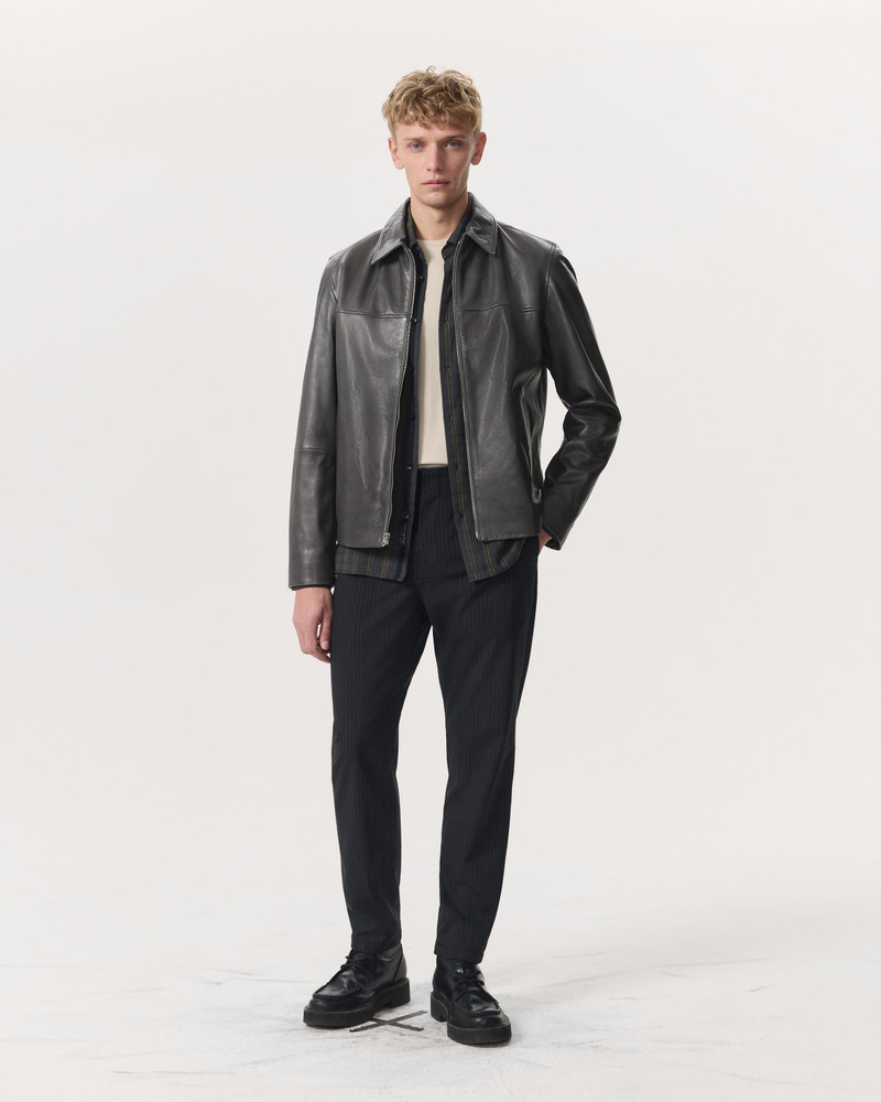 Melrose Leather Blouson Jacket 4
