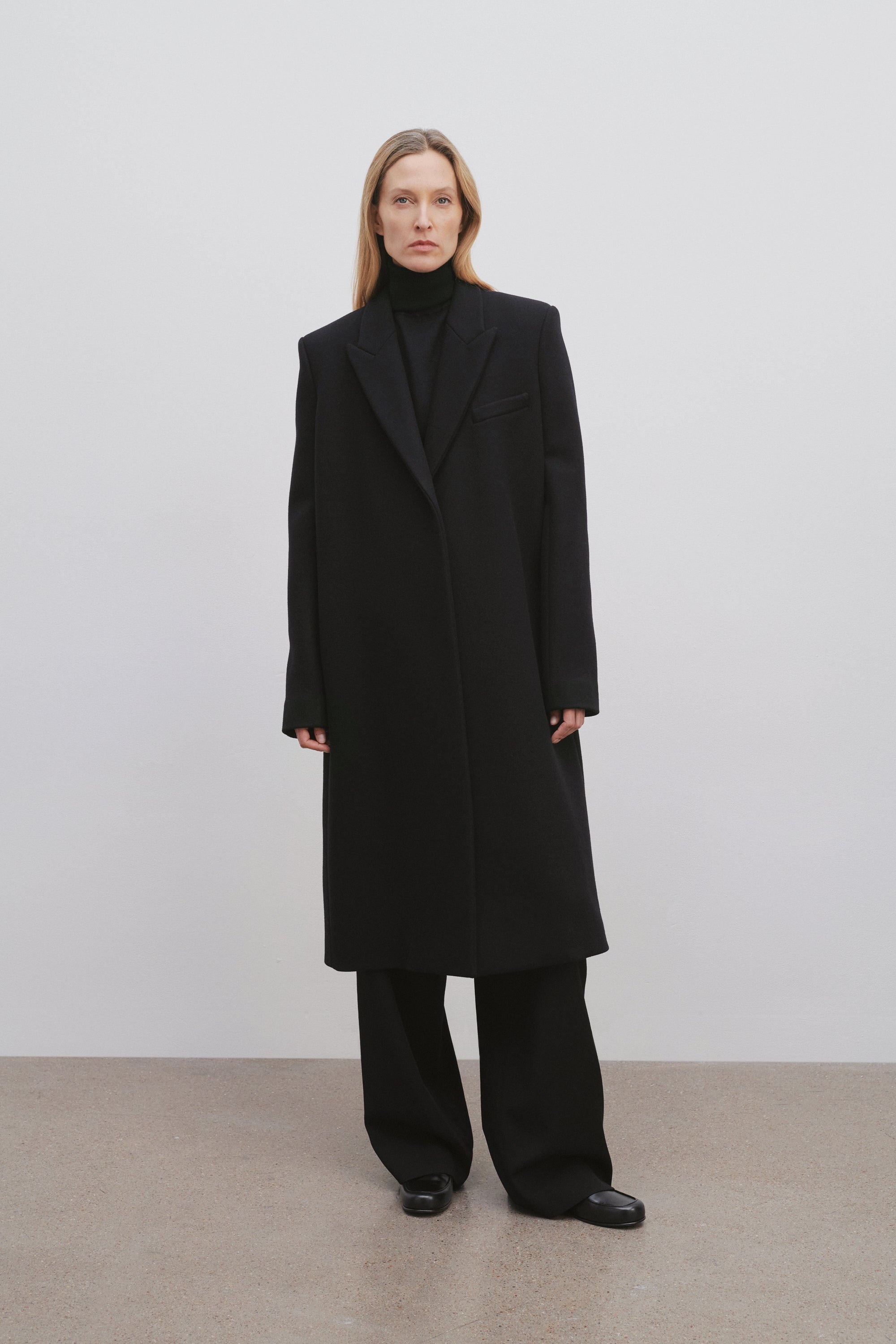 Cassio Coat in Wool and Cashmere - 3