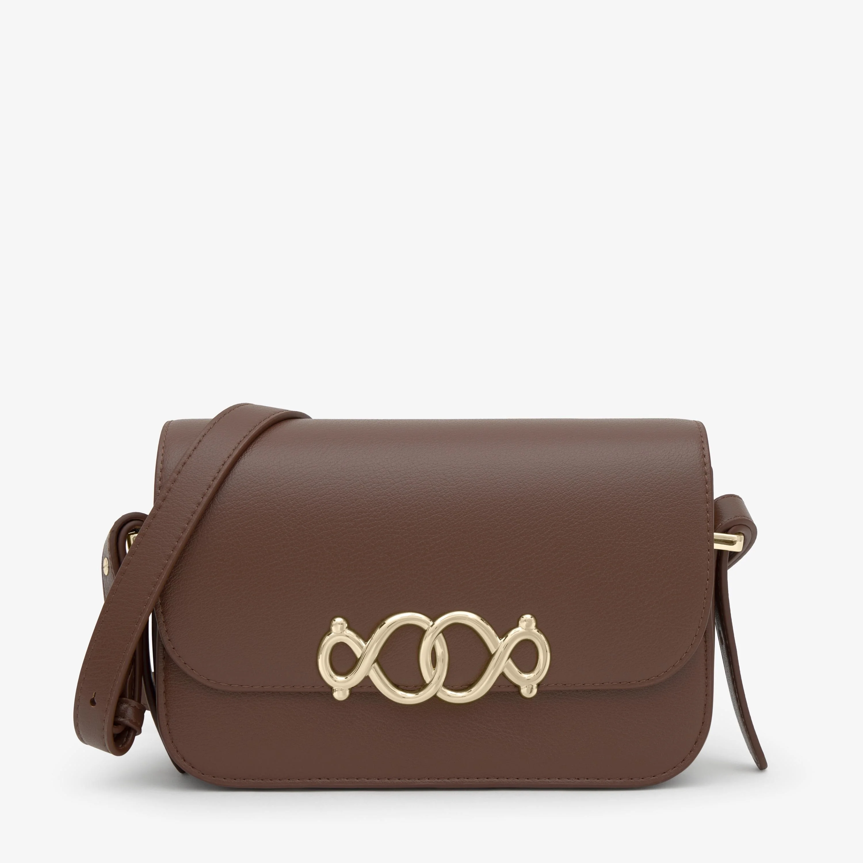 Medium brown Flap crossbody bag TOUS Infinity - 1