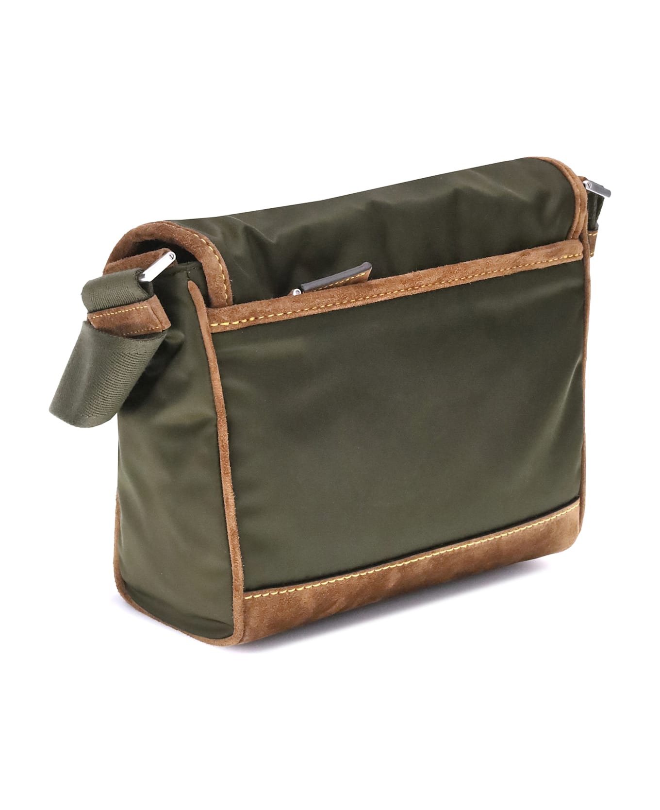 Re-nylon And Leather Medium Shoulder Bag - 3
