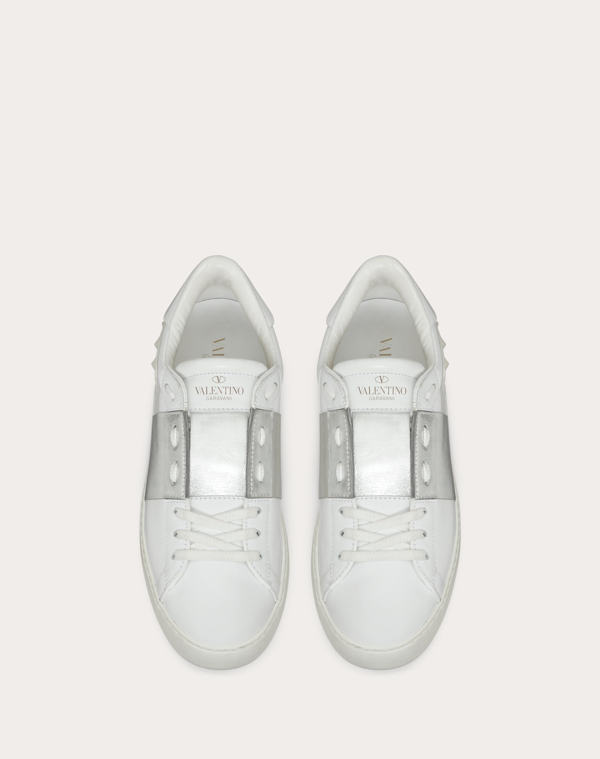OPEN SNEAKER WITH METALLIC STRIPE - 4