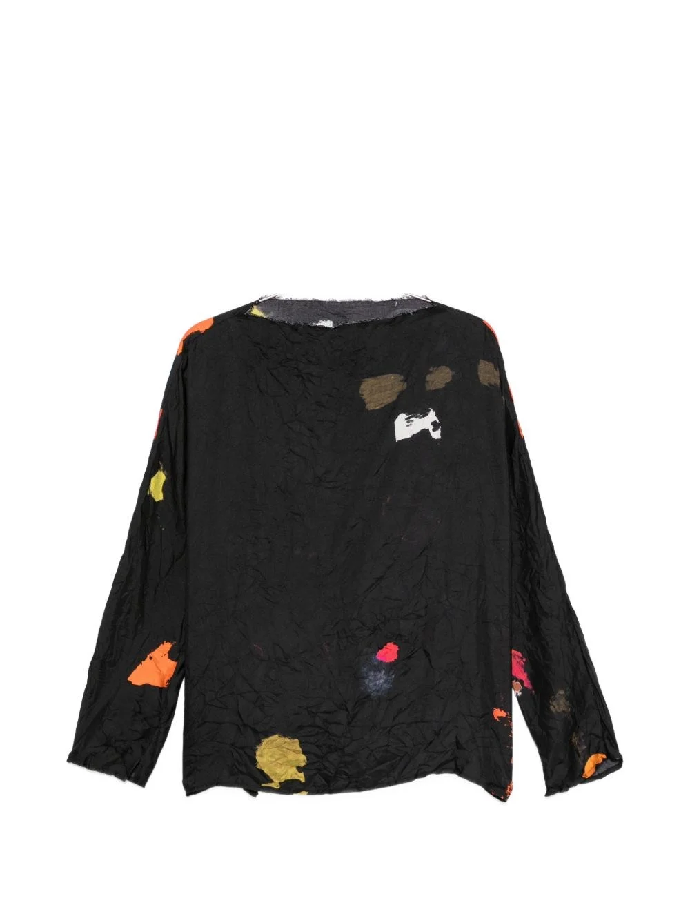 Printed silk shirt - 1