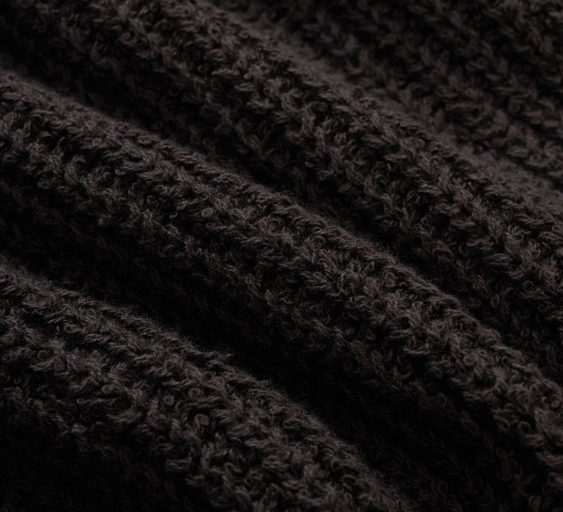 Cotton Crewneck Sweater - Bark Boucle - 6