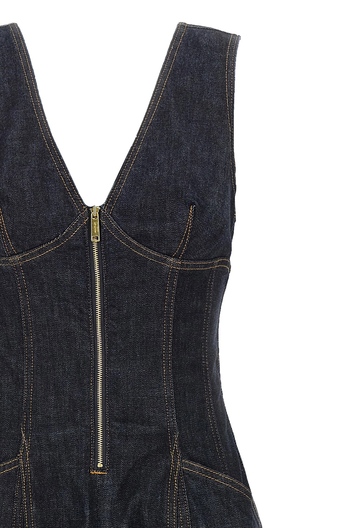 'Indigo Denim Midi' dress - 3