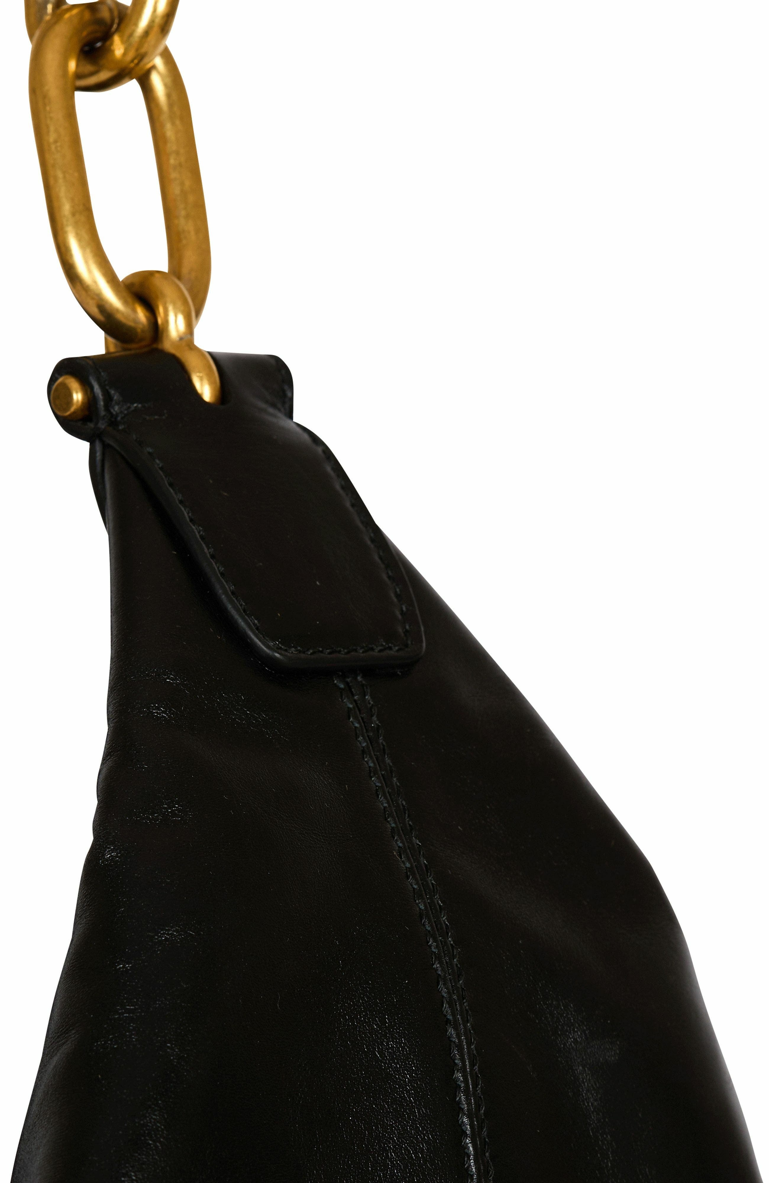 Balmain Sync Hobo bag in calfskin leather in Black at Nordstrom - 6