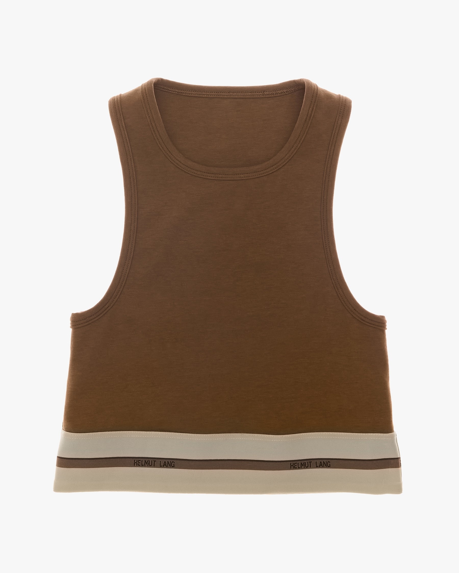CROPPED LOGO TANK TOP - 1